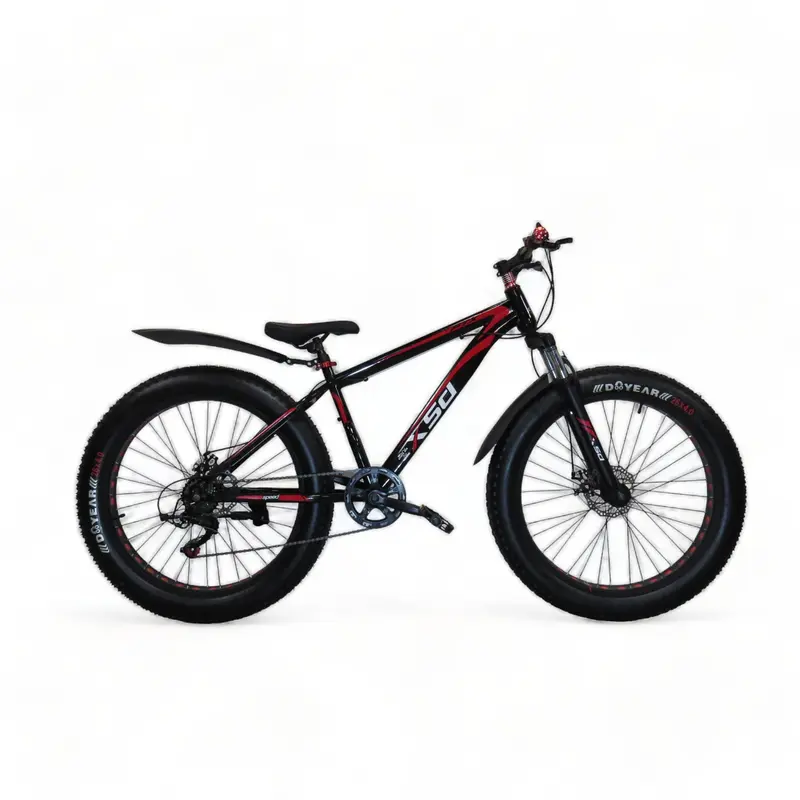 Велосипед 26" XSD Sport 26x4.0 (FTB-1) Червоний з чорним Велосипед 26" XSD Sport 26x4.0 (FTB-1) Червоний з чорним