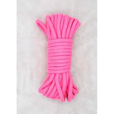 БДСМ мотузка для зв'язування 5м. - Рожевий - Садо-мазо БДСМ мотузка для зв'язування 5м. - Рожевий - Садо-мазо