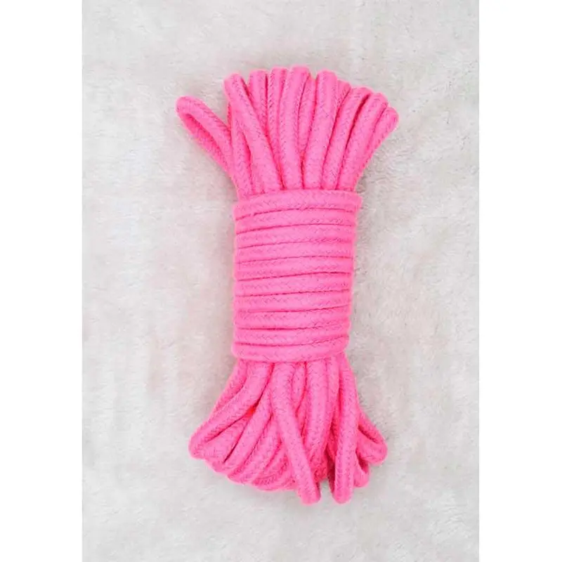 БДСМ мотузка для зв'язування 5м. - Рожевий - Садо-мазо БДСМ мотузка для зв'язування 5м. - Рожевий - Садо-мазо