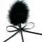 Чорна пір'їнка зі шльопалкою - Чорний - Садо-мазо Чорна пір'їнка зі шльопалкою - Чорний - Садо-мазо