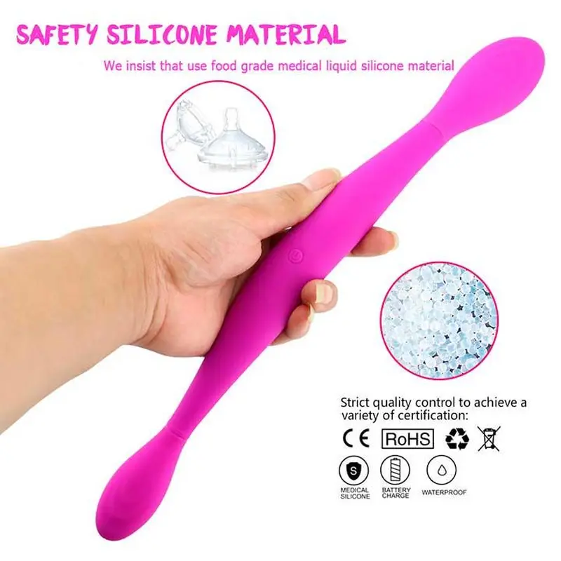 Двосторонній гнучкий вібратор Toy Joy Infinity Double Dildo - Рожевий - Вібратори Двосторонній гнучкий вібратор Toy Joy Infinity Double Dildo - Рожевий - Вібратори