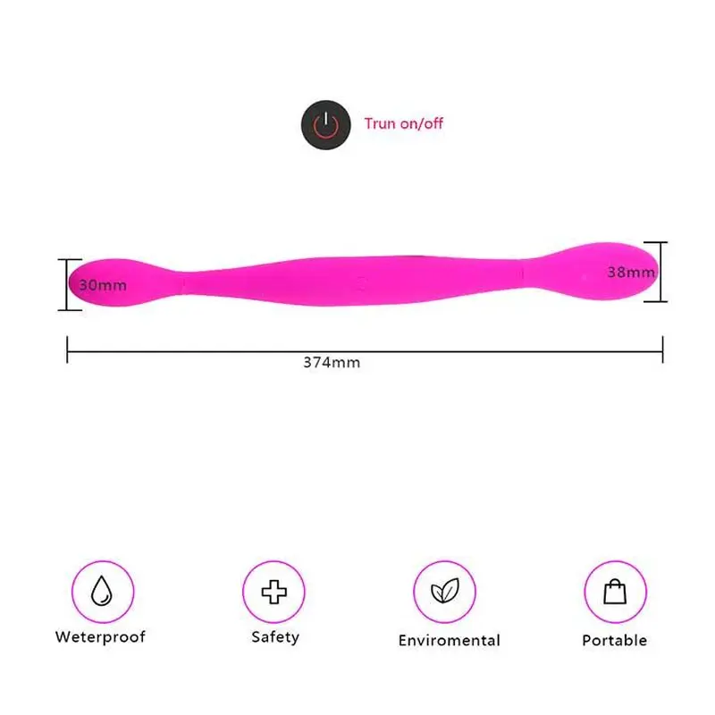 Двосторонній гнучкий вібратор Toy Joy Infinity Double Dildo - Рожевий - Вібратори Двосторонній гнучкий вібратор Toy Joy Infinity Double Dildo - Рожевий - Вібратори