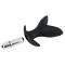 Анальна пробка-розширювач з вібрацією Black Velvets Vibrating Anchor Plug XL - 12,2*9,3 см- Анальні іграшки