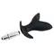Анальна пробка-розширювач з вібрацією Black Velvets Vibrating Anchor Plug XL - 12,2*9,3 см- Анальні іграшки