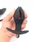 Анальна пробка-розширювач з вібрацією Black Velvets Vibrating Anchor Plug XL - 12,2*9,3 см- Анальні іграшки