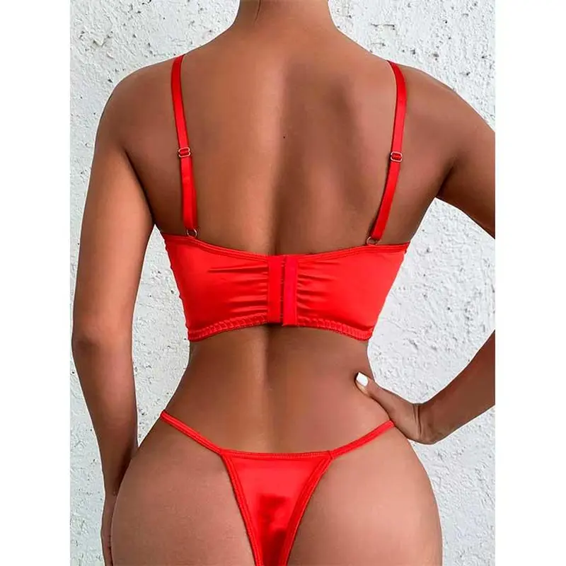 Новорічний сексуальний комплект - S/M - Червоний - Рольові ігри Новорічний сексуальний комплект - S/M - Червоний - Рольові ігри