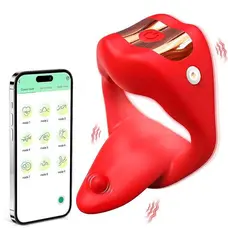 Смарт віброкольцо Love Spouse Tongue