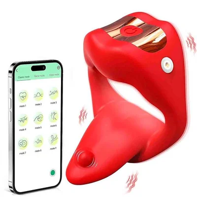 Смарт віброкольцо Love Spouse Tongue