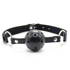 БДСМ кляп у рот "Mouth ball" - Чорний - Садо-мазо