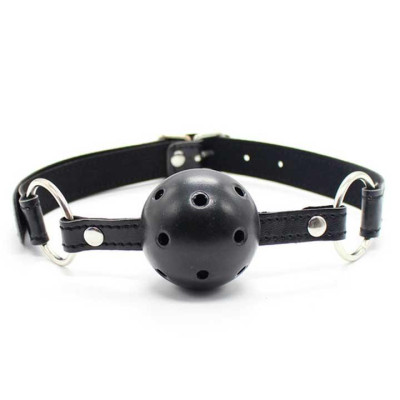 БДСМ кляп у рот "Mouth ball" - Чорний - Садо-мазо