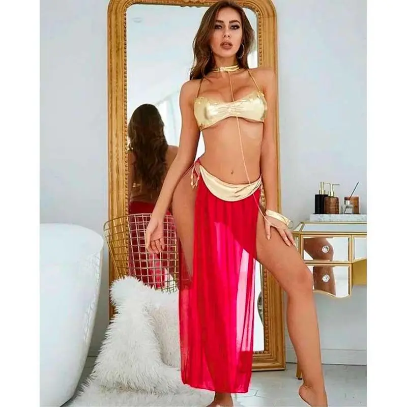 Костюм "Східної танцівниці" - S/M/L - Червоний – Рольові костюми Костюм "Східної танцівниці" - S/M/L - Червоний – Рольові костюми