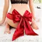 Сексуальні трусики з бантом - Червоний - S/M - Еротична білизна Сексуальні трусики з бантом - Червоний - S/M - Еротична білизна