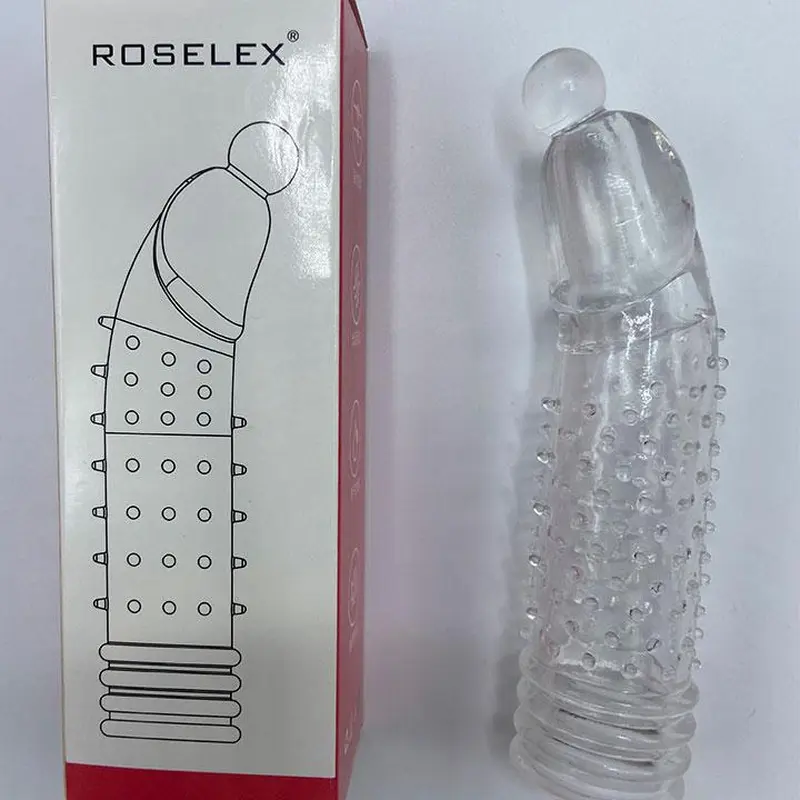Насадка на пеніс "Roselex" - Графіт - 15*3,5 см Насадка на пеніс "Roselex" - Графіт - 15*3,5 см