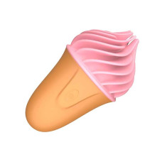 Кліторальний вібратор "Морозиво" Sweet Treat Satisfyer Pink USB - Вібратори