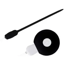 Уретральний катетер "Galaku" - 20 режимів вібрації - USB - Чорний