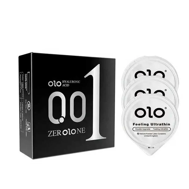 Ультратонкі презервативи "Olo Feelihg Ultrathin" 0,01 - 3 шт.