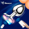 Сталева смарт анальна пробка, що світиться Magic Motion Equinox USB з Д/К - 8,2*3,4 см — Анальні іграшки