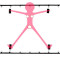 Бандаж Dreamtoys Ремінна система для фіксації до ліжка Blaze Bed Restraint Set - Садо-мазо