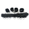 Бандаж Dreamtoys Ремінна система для фіксації до ліжка Blaze Bed Restraint Set - Садо-мазо