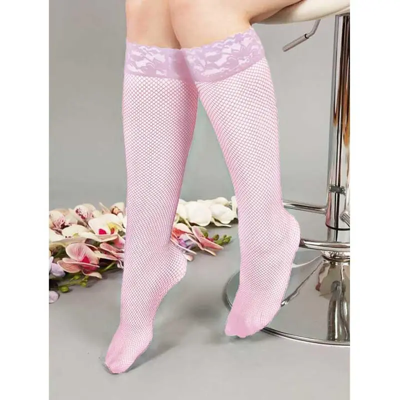 Довгі гольфи в сітку - Чорний - XS/S/М - Еротична білизна Довгі гольфи в сітку - Чорний - XS/S/М - Еротична білизна