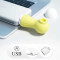Кліторальний вакуумний вібратор Wo-sex Lilo (вуманайзер) USB - Лимонний - Вібратори
