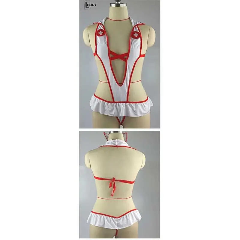 Рольовий костюм медсестри - S/M - Білий - Рольові костюми - S/M Рольовий костюм медсестри - S/M - Білий - Рольові костюми - S/M