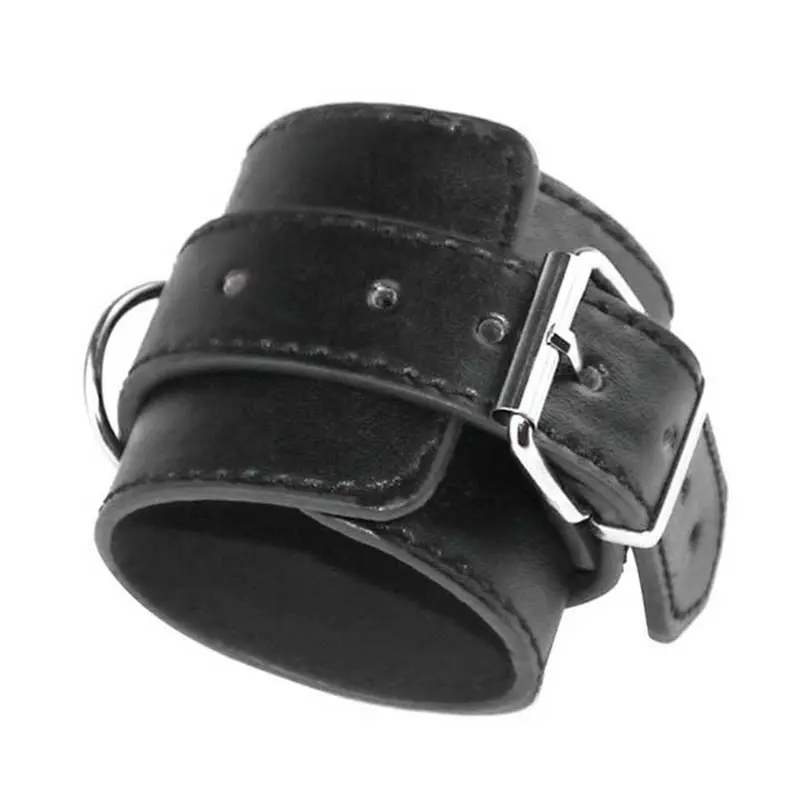 Шкіряні чорні наручники - Садо-мазо Шкіряні чорні наручники - Садо-мазо