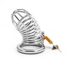 Сталевий пояс вірності - 9*4,5 см - Садо-мазо