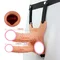 Подвійний порожнистий страпон із вібрацією Lovetoy Vibrating Unisex Hollow Strap On 10 режимів тілесний
