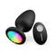 Світна анальна пробка з вібрацією 10X Light Up Rechargeable Anal Plug - 9,8*4,4 см - Анальні іграшки