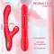 Вібратор 3в1 Pretty Love Finger Bunny 21 режим червоний