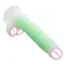 Фалоімітатор світиться на присосці "Glow in the dark" - 19*4 см