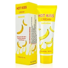 Лубрикант "Hot Kiss" на водній основі 30 мл - Банан - Інтимна змазка