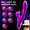 Вібратор 3в1 Pretty Love Finger Bunny 21 режим фіолетовий