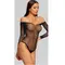Еротичне боді усіяне стразами - Чорний - S/M/L- Еротична білизна Еротичне боді усіяне стразами - Чорний - S/M/L- Еротична білизна