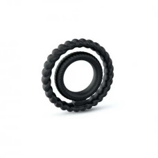 Ерекційне кільце подвійне "Dorcel DUAL RING" - Чорний