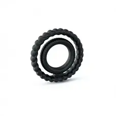 Ерекційне кільце подвійне "Dorcel DUAL RING" - Чорний