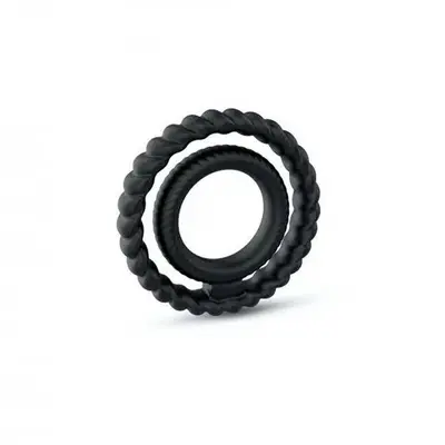 Ерекційне кільце подвійне "Dorcel DUAL RING" - Чорний Ерекційне кільце подвійне "Dorcel DUAL RING" - Чорний