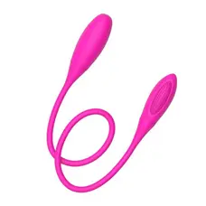 Гнучкий подвійний вібратор Baile Pretty Love Snaky Vibe USB – Вібратори