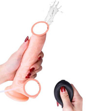 Фалоімітатор із сім'явиверженням "Squirt Extreme Dildo" - 20*3,5 см - Тілесний