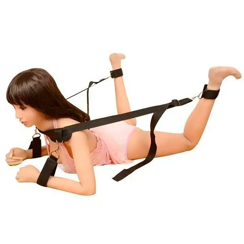 БДСМ бандаж для фіксації рук і ніг - Чорний - Садо-мазо БДСМ бандаж для фіксації рук і ніг - Чорний - Садо-мазо