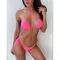 Купальник жатка на зав'язках S-M фуксія Купальник жатка на зав'язках S-M фуксія
