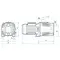Центробежный поверхностный насос Насосы+Оборудование JET 110B 112033