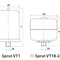 Расширительный бак Sprut VT 24 222127