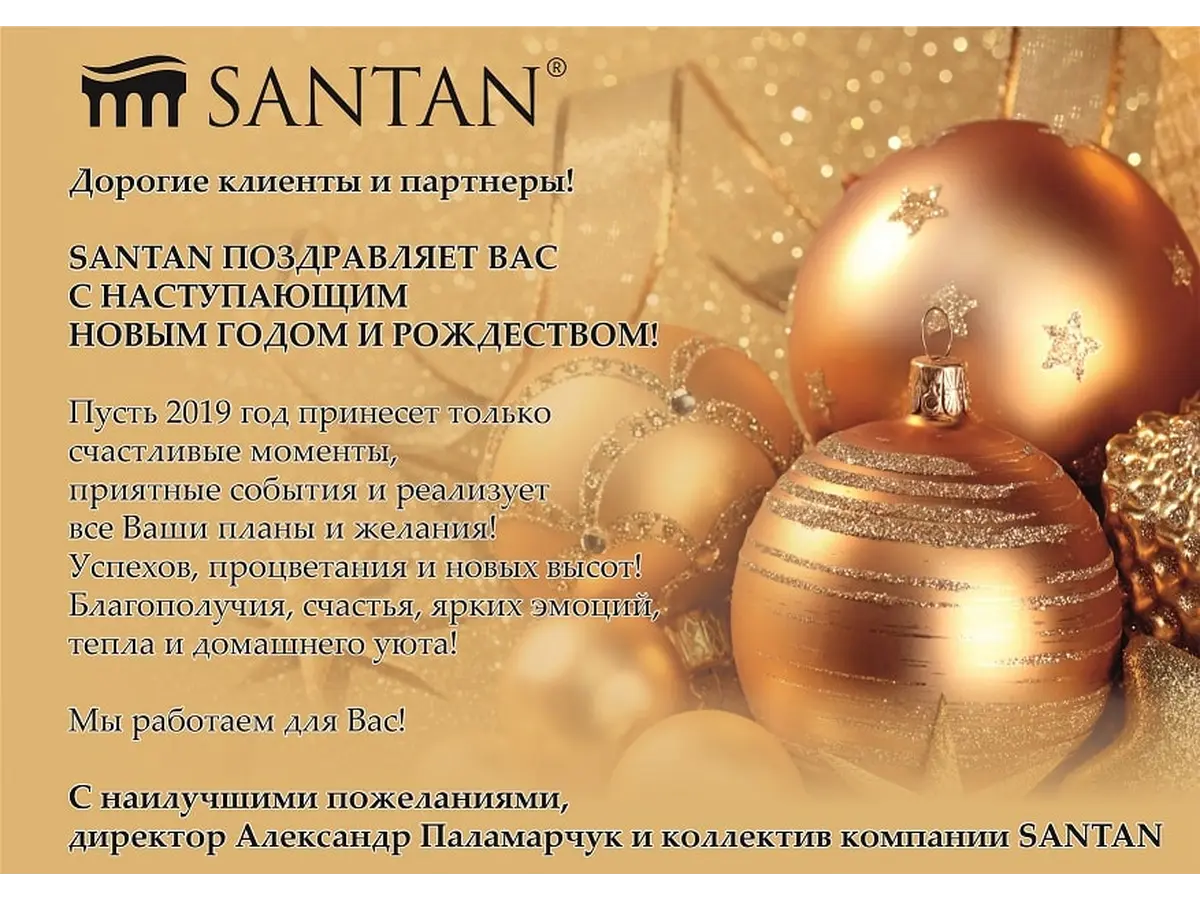 С наступающим Новым 2019 Годом!