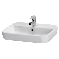 Раковина CASPIA 60см, з/о, на стільницю, прямокутна Cersanit