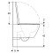 Ком-т (інстал. с-ма DUOFIX 3в1 458.126.00.1 + чаша SMYLE SQUARE Rimfre,прямок,зак.фор,+ сидіння 500.683.00.2) Geberit