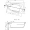 Ванна акрил. JOANNA NEW 140х90, права+НІЖКИ ТИП 1 Cersanit