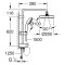 Душ система TEMPESTA 200 (стійка 600мм+лійка (4 пол)+шланг 1,5м+підключення+верх душ), хром GROHE