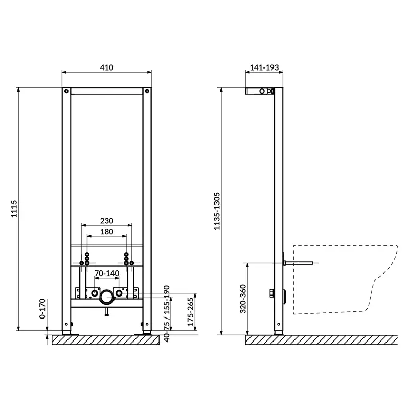 Інсталяційна с-ма AQUA д/біде Інсталяційна с-ма AQUA д/біде